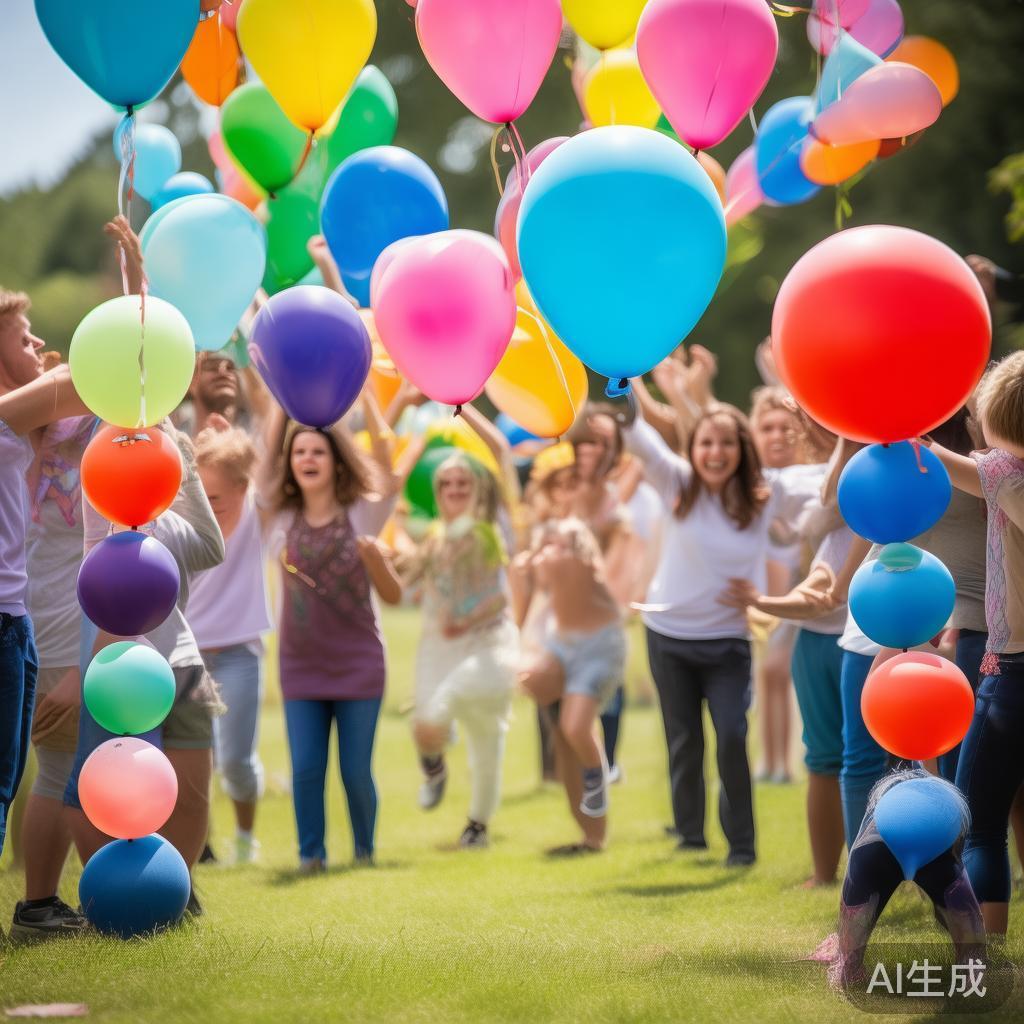 亲子体育游戏大发现:趣味互动提升亲子关系的秘密秘籍 气球传递
用气球作为传递媒介,家庭成员需用头、肩